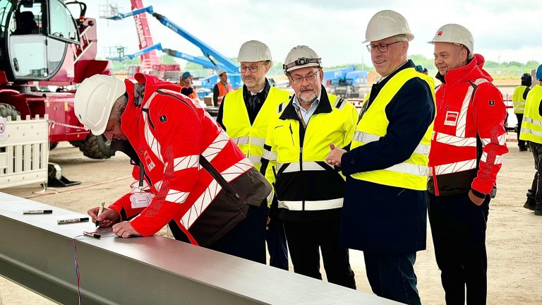 Wartungszentrum Wunstorf Richtfest